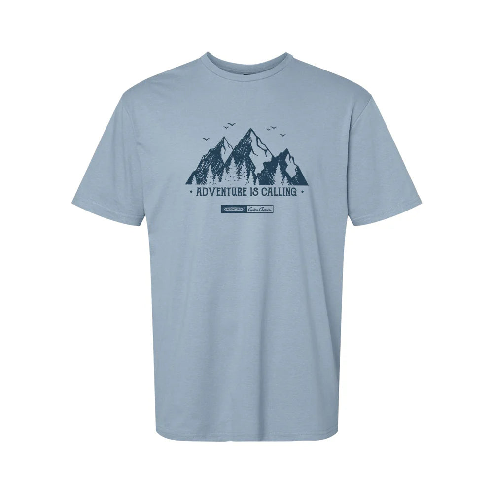 Adventure is Calling Softstyle T-Shirt - Stone Blue